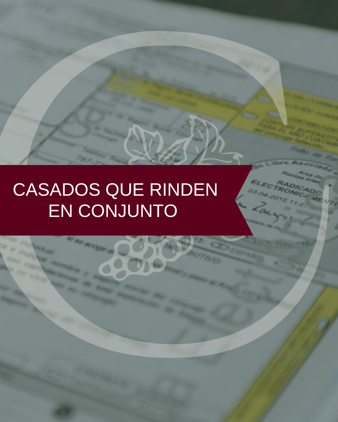 Reserva de espacio • Casados que rinden en conjunto • Planillas • Temporada de Impuestos • Puerto Rico